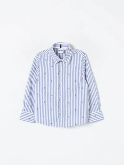 Hugo Boss Shirt Boss Kids Color White In Weiss