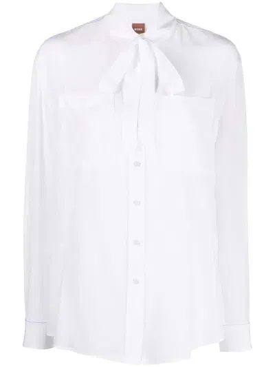 Hugo Boss Shirts In White