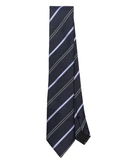 Hugo Boss Silk Tie In Blue