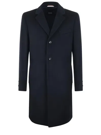 Hugo Boss Single Breasted Slim-fit Coat