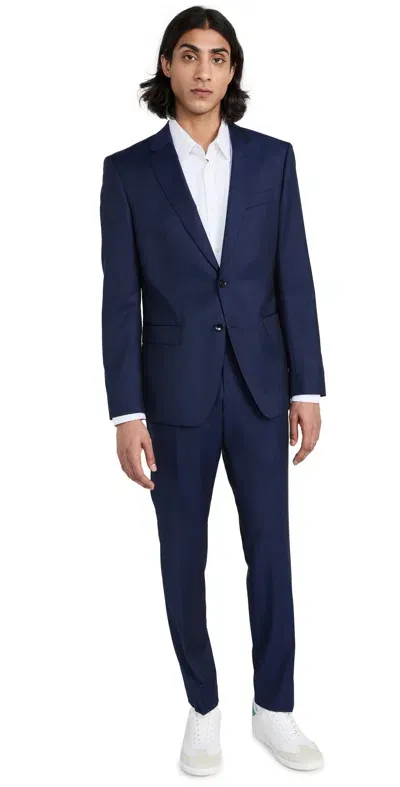 Hugo Boss Slim Fit Suit Dark Blue