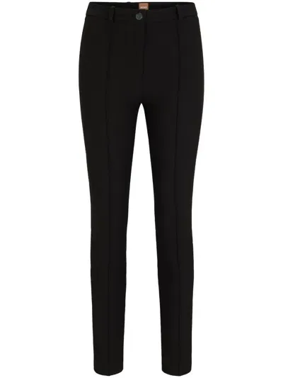 Hugo Boss Slim-fit Trousers In Black