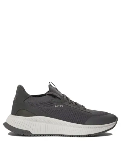 Hugo Boss Slon Sneakers & Slip-on In Grey