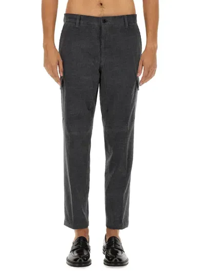 Hugo Boss Straight Leg Pants In Grey