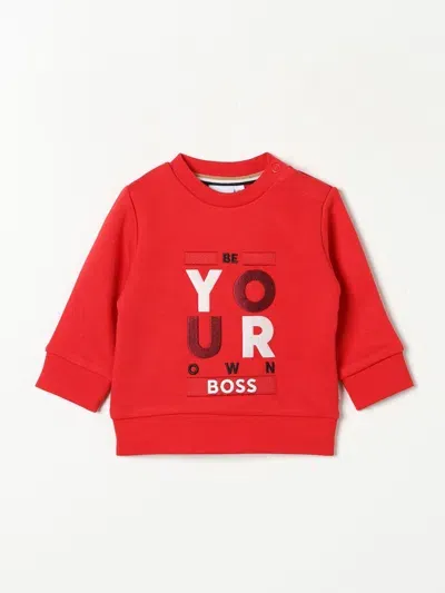 Hugo Boss Sweater Boss Kids Color Red In Rot