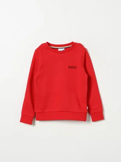 Hugo Boss Sweater Boss Kids Color Red In Rot