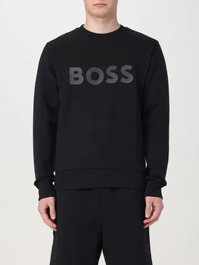 Hugo Boss Sweatshirt Boss Men Color Black In Blue