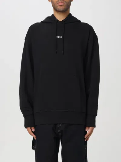 Hugo Boss Wesmallhood Mens Hoodie In Black 001