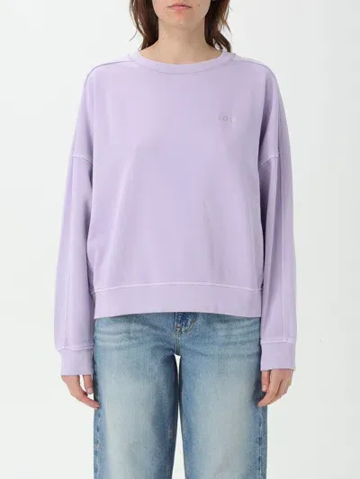 Hugo Boss Sweatshirt Boss Woman Color Lilac In 淡紫色