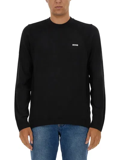 Hugo Boss Sweatshirt With Logo In Black