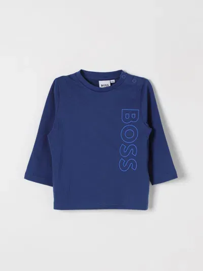 Hugo Boss T-shirt Boss Kids Color Blue In Blau