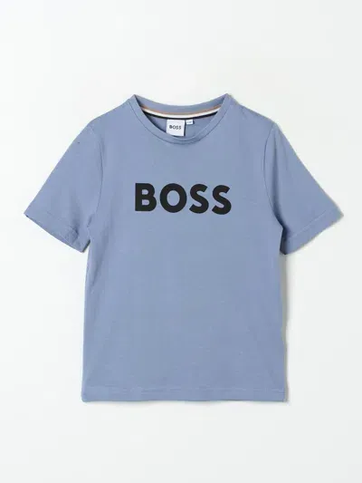 Hugo Boss T-shirt Boss Kids Color Grey In Grau