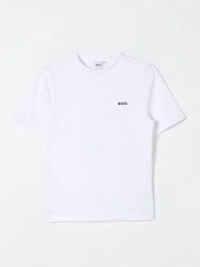 Hugo Boss T-shirt Boss Kids Color White In Weiss