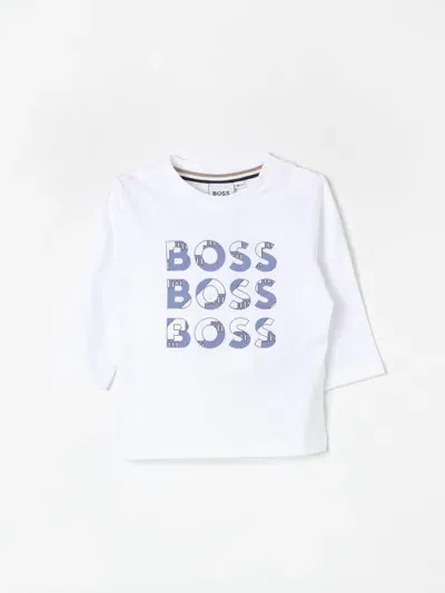 Hugo Boss T-shirt Boss Kids Color White In Weiss