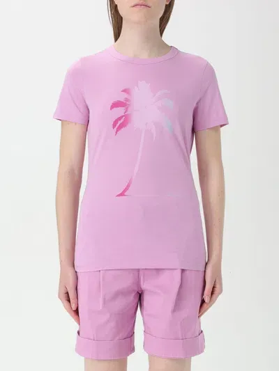 Hugo Boss T-shirt Boss Woman Color Fuchsia In 紫红色