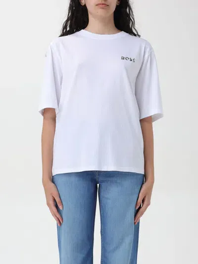 Hugo Boss T-shirt Boss Woman Color White In 白色