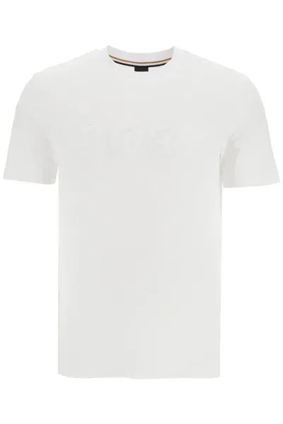 Hugo Boss T-shirt With Patch Logo Design In Black