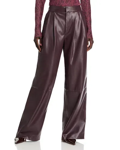 Hugo Boss Tadesa Pants In Nightfall Burgundy