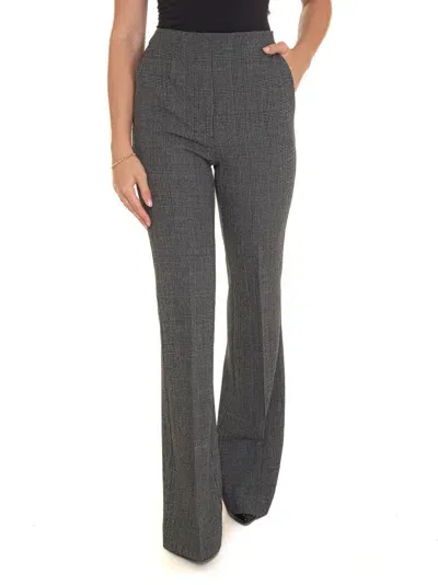 Hugo Boss Telessa High Waisted Trousers In Grey