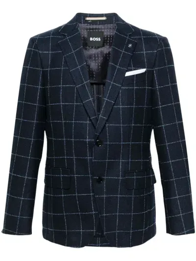 Hugo Boss Sakko Mit Windowpane-karo In 404