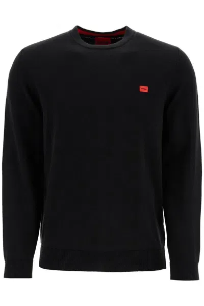 Hugo Cotton San Cassius Pullover In Black