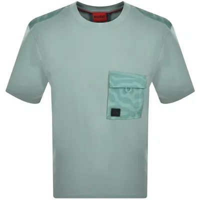 Hugo Dabieno T Shirt Green