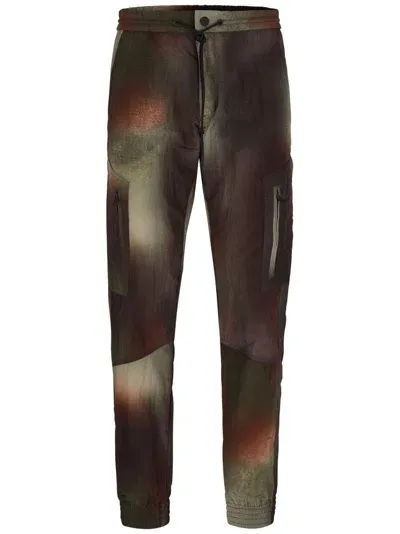 Hugo Dale Faded-effect Track Pants In Multicolour