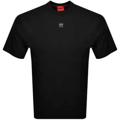 Hugo Dalile Crew Neck T Shirt Black