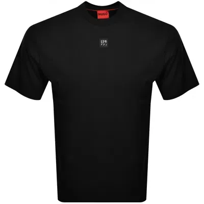 Hugo Dalile Crew Neck T Shirt Black