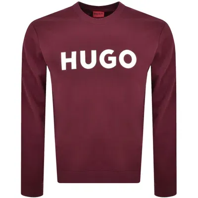 Hugo Dem Sweatshirt Burgundy