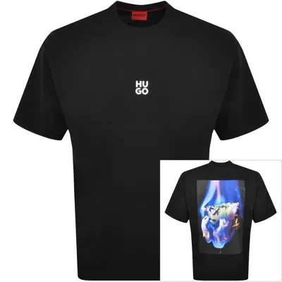 Hugo Dflofire T Shirt Black