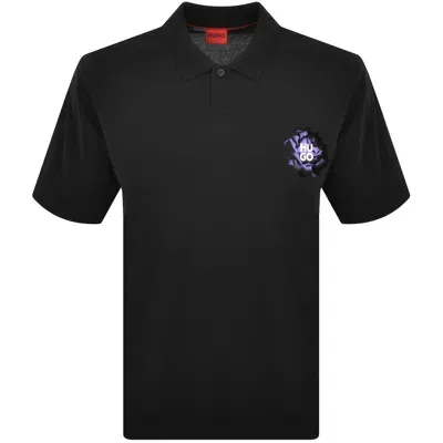 Hugo Dignipolo Polo T Shirt Black