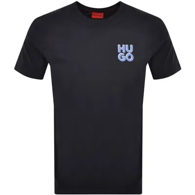 Hugo Dimoniti T Shirt Navy