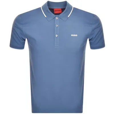 Hugo Dinoso 222 Polo T Shirt Blue