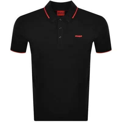 Hugo Dinoso22 Polo T Shirt Black