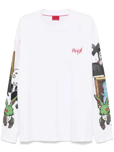 Hugo Dirabbilon T-shirt In White