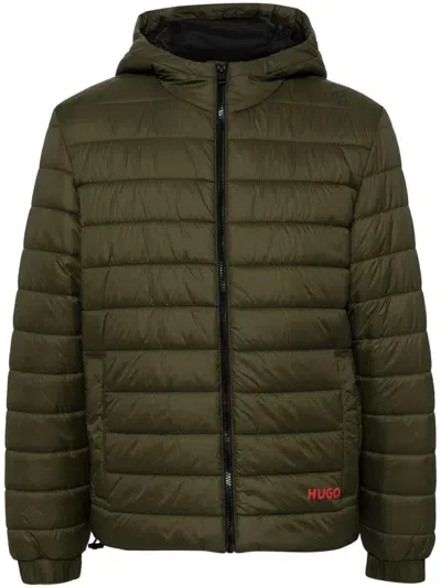 Hugo Down Jacket In Green