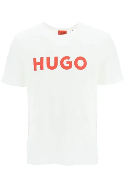 Hugo Dulivio Mens T-shirt Nos In White 100