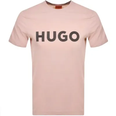 Hugo Dulivio U242 T Shirt Pink