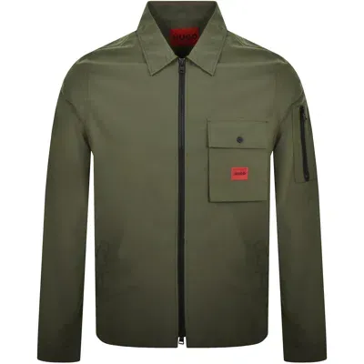 Hugo Emmond Overshirt Jacket Green