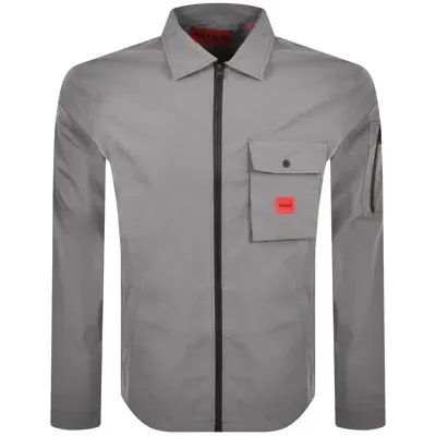 Hugo Emmond Overshirt Jacket Grey