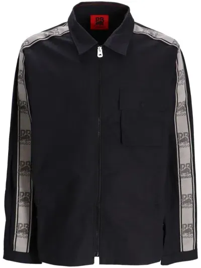 Hugo Emmond Shirt Jacket In Black