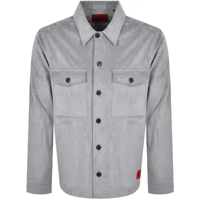 Hugo Erato Overshirt Jacket Grey