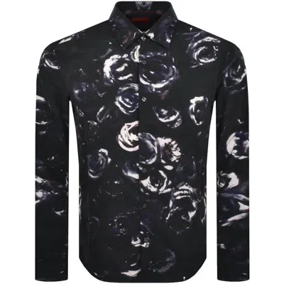 Hugo Ermo Long Sleeve Shirt Black