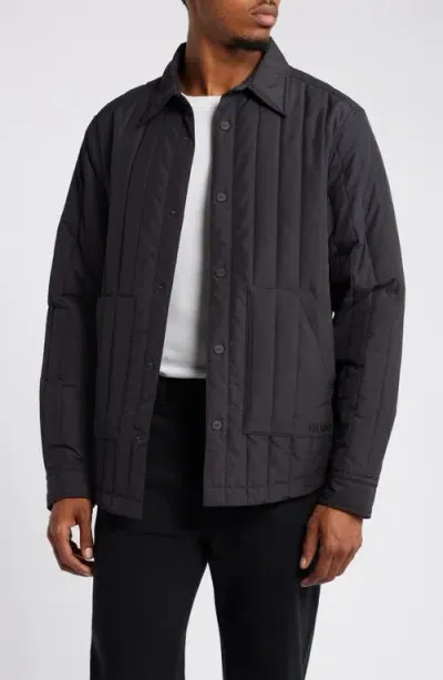 Hugo Ewel Quilted Jacket In Black