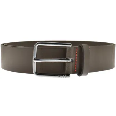 Hugo Gerik Leather Belt Brown