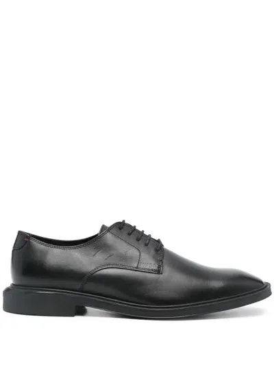 Hugo Gryff Derby Shoes In Black