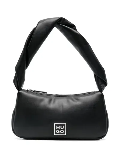 Hugo Hobo Mel Shoulder Bag In 黑色