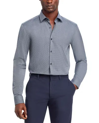 Hugo Kenno Slim Fit Dress Shirt In Dark Blue