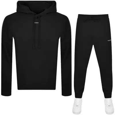 Hugo Logo Dapodayote Tracksuit Black